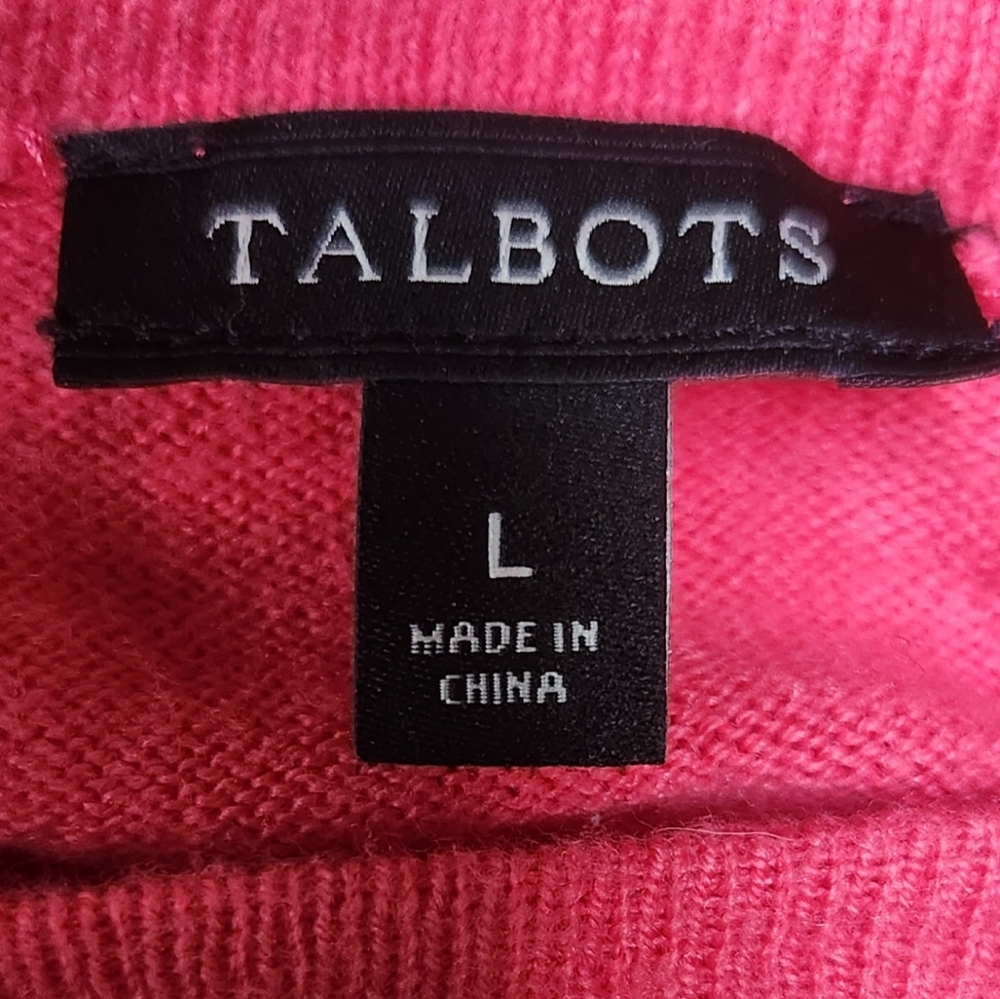 Talbots Beautiful And Soft Multicolor Striped Swe… - image 2